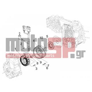 PIAGGIO - MP3 300 IE TOURING 2011 - Engine/Transmission - flywheel magneto - 873034 - ΒΟΛΑΝ SCΟΟTER 300 Ε3 ±