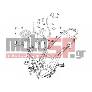 PIAGGIO - BEVERLY 250 E3 2007 - Electrical - Voltage regulator -Electronic - Multiplier - 434541 - ΒΙΔΑ M6X16 SCOOTER CL10,9