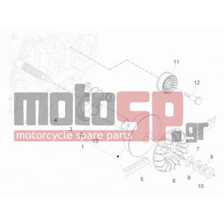 PIAGGIO - MP3 300 YOURBAN LT ERL 2012 - Engine/Transmission - driving pulley - 840193 - ΔΙΣΚΟΣ-ΓΡΑΝΑΖΙ ΒΑΡ SCOOTER 250 CC 4Τ