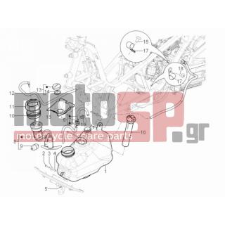 PIAGGIO - MP3 300 YOURBAN LT ERL 2011 - Body Parts - tank - 231027 - ΑΠΟΣΤΑΤΗΣ