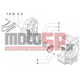 PIAGGIO - MP3 400 IE MIC 2008 - Engine/Transmission - OIL PUMP - 827886 - ΤΕΝΤΩΤΗΡΑΣ ΚΑΔΕΝΑΣ SCOOTER 400500 4T