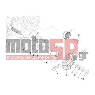 PIAGGIO - MP3 400 IE MIC 2009 - Engine/Transmission - driving pulley - 832697 - ΔΙΣΚΟΣ-ΓΡΑΝΑΖΙ ΒΑΡ SCOOTER 500 CC 4Τ