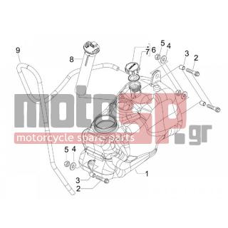 PIAGGIO - MP3 500 RL SPORT - BUSIBESS 2012 - Body Parts - Fuel tank