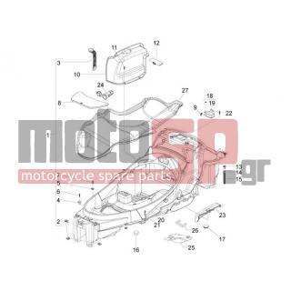 PIAGGIO - MP3 500 RL SPORT - BUSIBESS 2011 - Body Parts - helm bank - 140435 - ΕΛΑΤΗΡΙΑΚΙ