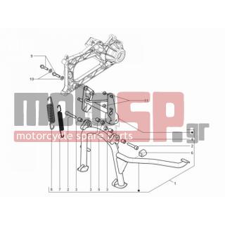 PIAGGIO - MP3 500 RL SPORT - BUSIBESS 2012 - Body Parts - Standard / s - 967351 - ΛΑΣΤΙΧΟ ΣΤΑΝ ΚΟΝΤΡΑ BEV 250 E3-SPORT