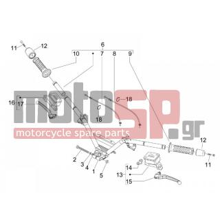 PIAGGIO - MP3 500 RL SPORT - BUSIBESS 2011 - Brakes - Send - brake master cylinders