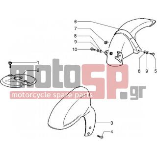 PIAGGIO - NRG < 2005 - Body Parts - Fender front and back - 259539 - ΑΣΦΑΛΕΙΑ