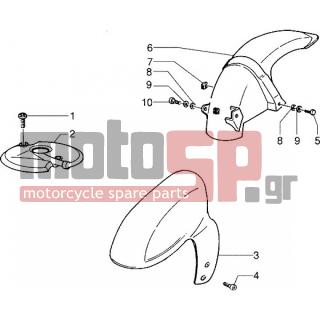 PIAGGIO - NRG EXTREME < 2005 - Body Parts - Fender front and back - CM0699010082 - Φτερό εμπρός