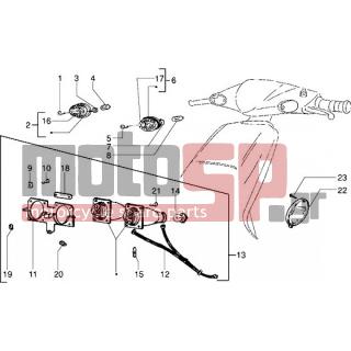 PIAGGIO - NRG MC2 < 2005 - Electrical - Projector - 265809 - ΒΙΔΑΚΙ ΤΖΑΜ ΦΑΝΟΥ NRG RST
