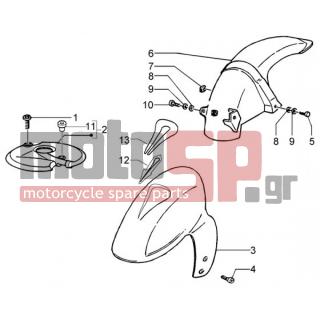 PIAGGIO - NRG MC3 DD < 2005 - Body Parts - Fender front and back - 259830 - ΒΙΔΑ SCOOTER