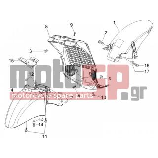PIAGGIO - BEVERLY 250 IE E3 2006 - Body Parts - Apron radiator - Feather - 258249 - ΒΙΔΑ M4,2x19 (ΛΑΜΑΡΙΝΟΒΙΔΑ)