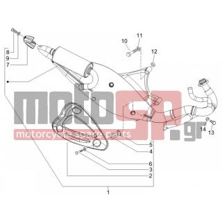 PIAGGIO - NRG POWER DD SERIE SPECIALE 2008 - Exhaust - silencers