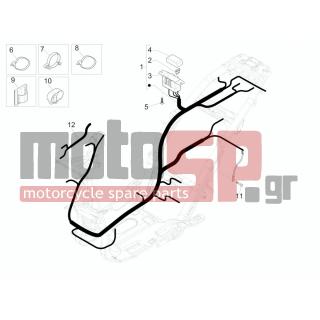 PIAGGIO - NRG POWER DT 2007 - Body Parts - Group principal cables - 581191 - ΚΑΠΑΚΙ ΑΣΦΑΛΕΙΟΘΗΚΗΣ BEV 250-MP3