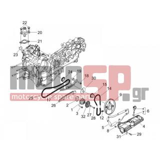 PIAGGIO - BEVERLY 250 IE SPORT E3 2007 - Engine/Transmission - OIL PUMP - 840344 - ΤΕΝΤΩΤΗΡΑΣ ΚΑΔΕΝΑΣ SCOOTER 250300 4T
