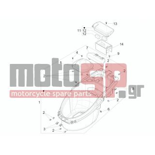 PIAGGIO - NRG POWER DT 2008 - Body Parts - bucket seat - 258249 - ΒΙΔΑ M4,2x19 (ΛΑΜΑΡΙΝΟΒΙΔΑ)