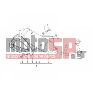 PIAGGIO - NRG POWER DT SERIE SPECIALE 2007 - Exhaust - silencers - 430264 - ΒΙΔΑ M5X10