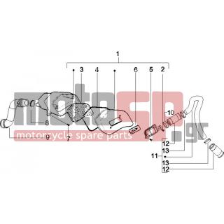 PIAGGIO - NRG POWER DT SERIE SPECIALE 2007 - Engine/Transmission - Secondary air filter casing - 82758R - ΜΕΜΒΡΑΝΗ ΦΙΛΤΡΟΥ ΔΕΥΤ STALK CAT- NRG POW