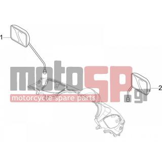 PIAGGIO - BEVERLY 250 IE SPORT E3 2007 - Πλαίσιο - Mirror / s