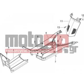 PIAGGIO - NRG POWER PURE JET 2008 - Body Parts - Central fairing - Sill - 258249 - ΒΙΔΑ M4,2x19 (ΛΑΜΑΡΙΝΟΒΙΔΑ)