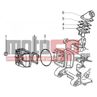 PIAGGIO - NRG POWER PUREJET < 2005 - Engine/Transmission - Head and socket fittings - 82775R - ΒΑΛΒΙΔΑ REED MC2-RUN 50-DNA-INE-T2