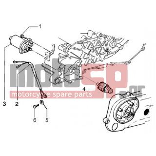 PIAGGIO - NRG POWER PUREJET < 2005 - Electrical - Starter - 96921R - ΜΙΖΑ SCOOTER 50 4Τ-SCOOTER 80