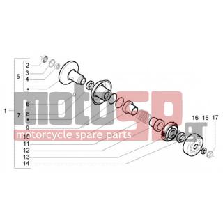 PIAGGIO - NRG POWER PUREJET < 2005 - Engine/Transmission - driven pulley - 487935 - ΚΑΠΕΛΑΚΙ
