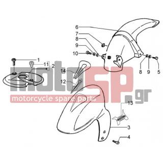PIAGGIO - NRG PUREJET < 2005 - Body Parts - Fender front and back - 15804 - Βίδα