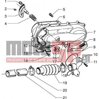 PIAGGIO - SFERA RST 125 < 2005 - Engine/Transmission - Start with pedal - sump Cooling - 4836215 - Καπάκι