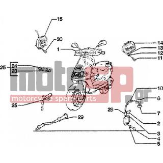 PIAGGIO - SKIPPER 125 4T < 2005 - Electrical - Electrical devices - 583337 - Αυτόματος διακόπτης 80a