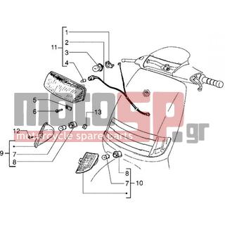 PIAGGIO - SKIPPER 150 < 2005 - Electrical - luminaire - 258249 - ΒΙΔΑ M4,2x19 (ΛΑΜΑΡΙΝΟΒΙΔΑ)