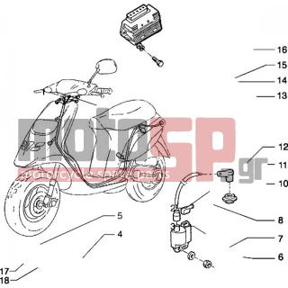 PIAGGIO - TYPHOON 125 X < 2005 - Electrical - Electrical devices - 294163 - Δίοδος