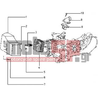 PIAGGIO - TYPHOON 50 < 2005 - Engine/Transmission - Head-cooling and socket fitting cap - 6968 - Ροδέλα