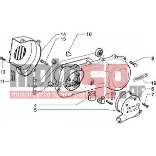 PIAGGIO - TYPHOON 50 2004 - Engine/Transmission - Clutch cover - screw cap - 564497 - ΛΑΜΑΚΙ
