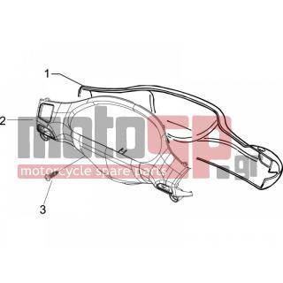 PIAGGIO - TYPHOON 50 2008 - Body Parts - COVER steering - 6200140038 - ΣΗΜΑ PIAGGIO