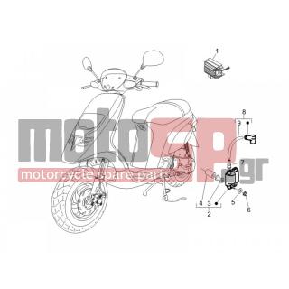 PIAGGIO - TYPHOON 50 2008 - Electrical - Voltage regulator -Electronic - Multiplier - 58095R - ΠΟΛ/ΣΤΗΣ SCOOTER 50 CC 2T >>2003