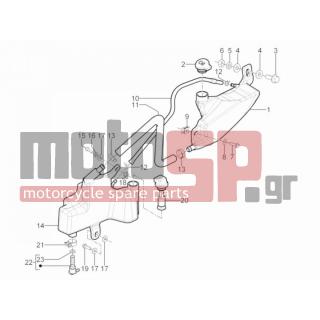 PIAGGIO - TYPHOON 50 2T E2 2010 - Engine/Transmission - Oil can - 860913 - ΤΑΠΑ ΤΕΠ ΛΑΔΙΟΥ SP CITY ONE-TYPH 50 2T