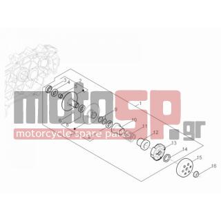 PIAGGIO - TYPHOON 50 2T E2 2012 - Engine/Transmission - drifting pulley - 487935 - ΚΑΠΕΛΑΚΙ