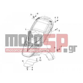PIAGGIO - TYPHOON 50 SERIE SPECIALE 2007 - Body Parts - mask front - CM017410 - ΑΣΦΑΛΕΙΑ ΜΕΣΑΙΑ ΓΙΑ ΛΑΜΑΡΙΝΟΒΙΔΑ ΣΕ ΠΛ