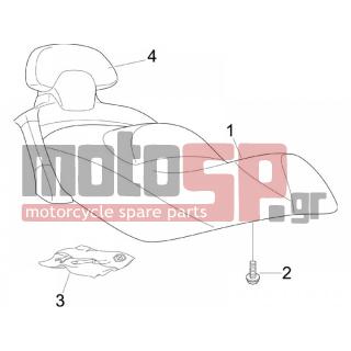 PIAGGIO - X EVO 125 EURO 3 2012 - Body Parts - Saddle / Seats