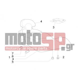 PIAGGIO - X EVO 400 EURO 3 2011 - Body Parts - Saddle / seats - Tool