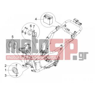 PIAGGIO - X7 125 EURO 3 2008 - Electrical - Relay - Battery - Horn - 583158 - ΜΠΑΤΑΡΙΑ YUASA YTX12-BS (12V-10AH)ΚΛ.ΤΥΠ