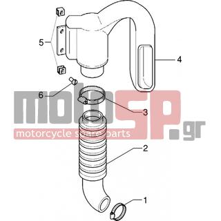 PIAGGIO - X9 125 < 2005 - Engine/Transmission - cooling pipe strap-insertion tube - 576214 - Σωλήνας