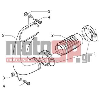 PIAGGIO - X9 125 EVOLUTION < 2005 - Engine/Transmission - cooling pipe strap - 259830 - ΒΙΔΑ SCOOTER