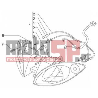 PIAGGIO - X9 125 EVOLUTION < 2005 - Electrical - FRONT LIGHTS - 575249 - ΒΙΔΑ M6x22 ΜΕ ΑΠΟΣΤΑΤΗ