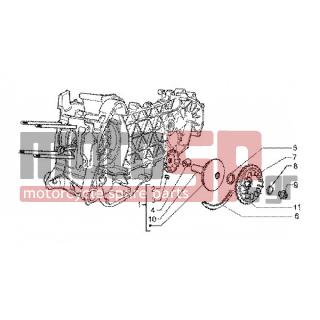 PIAGGIO - X9 200 < 2005 - Engine/Transmission - pulley drive - 4857135 - ΡΑΟΥΛΑ ΒΑΡ SCOOTER 125-200 4T 10,7gr ΣΕΤ