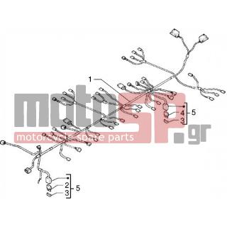 PIAGGIO - X9 250 < 2005 - Electrical - CABLE GROUP - 582207 - ΚΑΛΩΔΙΩΣΗ ΚΕΝΤΡΙΚΗ X9 250 MY 2001