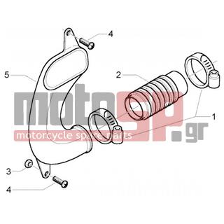 PIAGGIO - X9 250 EVOLUTION  < 2005 - Engine/Transmission - cooling pipe strap - 259830 - ΒΙΔΑ SCOOTER
