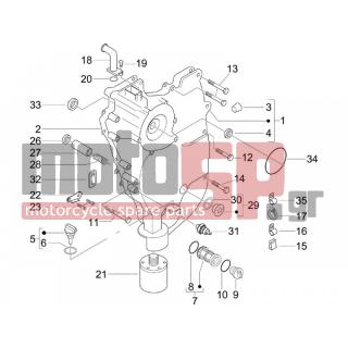 PIAGGIO - X9 500 EVOLUTION 2006 - Κινητήρας/Κιβώτιο Ταχυτήτων - COVER flywheel magneto - FILTER oil
