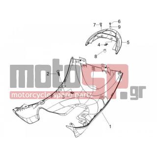PIAGGIO - ZIP 100 4T 2007 - Body Parts - Side skirts - Spoiler - 575249 - ΒΙΔΑ M6x22 ΜΕ ΑΠΟΣΤΑΤΗ