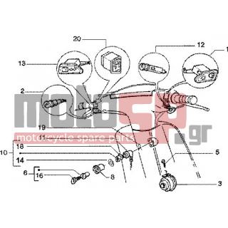 PIAGGIO - ZIP 125 4T < 2005 - Electrical - Electrical devices - 1D000636 - Κόρνα